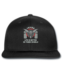 Motorcycle Trike Biker Motortrike Triker Motor Bike Gift Printed Hat | Artistshot