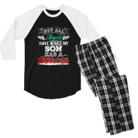 My Son Has A Stethoscope Nurse Men's 3/4 Sleeve Pajama Set | Artistshot