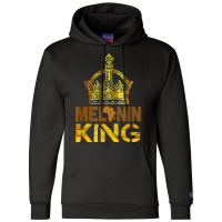 Melanin King  For Men African Black History Month Characters Video Gam Champion Hoodie | Artistshot