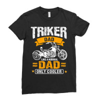 Cool Triker Dad Tricycle Father Ladies Fitted T-shirt | Artistshot