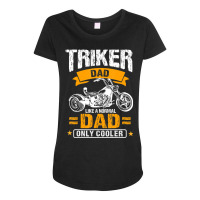 Cool Triker Dad Tricycle Father Maternity Scoop Neck T-shirt | Artistshot