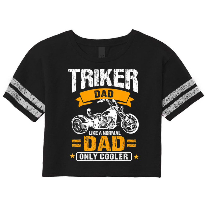 Cool Triker Dad Tricycle Father Scorecard Crop Tee by Jerhogen528 | Artistshot