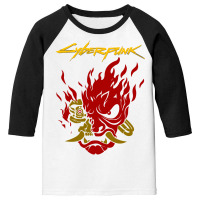 Cyberpunk 2077   Samurai Demon Youth 3/4 Sleeve | Artistshot