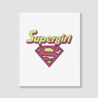 Dc, I'm A Supergirl, Portrait Canvas Print | Artistshot