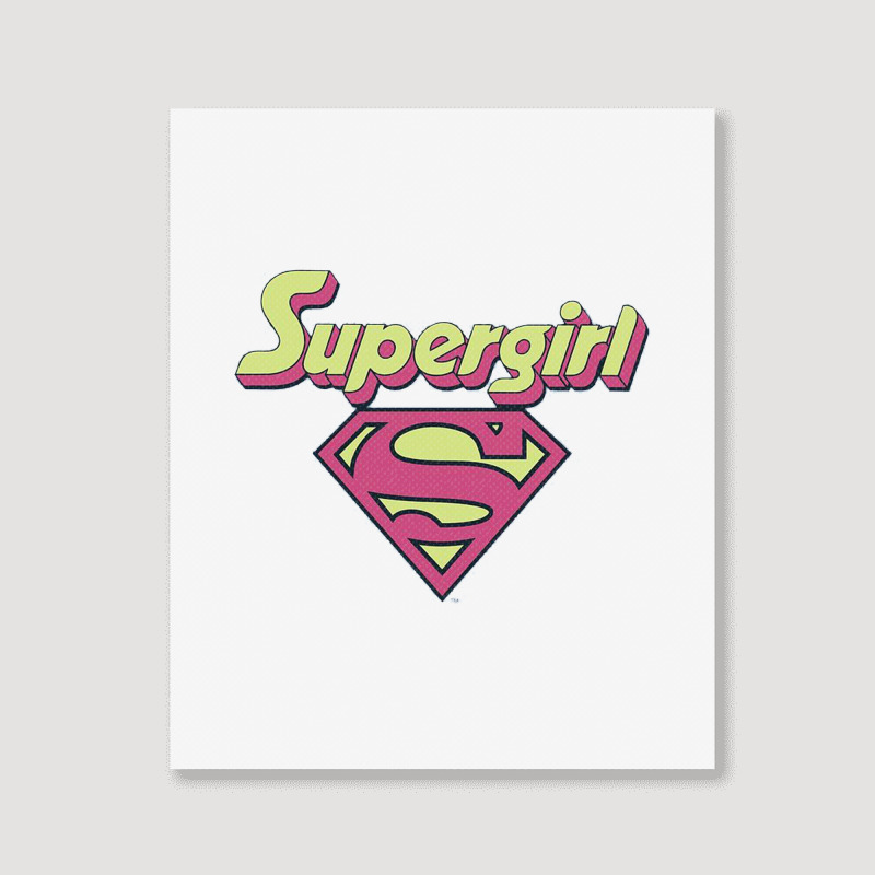 Dc, I'm A Supergirl, Portrait Canvas Print | Artistshot