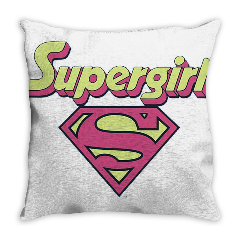 Dc, I'm A Supergirl, Throw Pillow | Artistshot