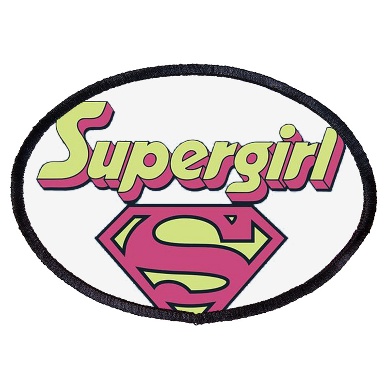 Dc, I'm A Supergirl, Oval Patch | Artistshot