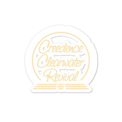 Creedence Clearwater Band Sticker Designed By Warning