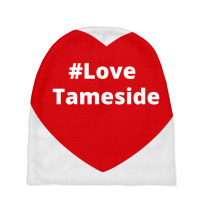 Love Tameside, Hashtag Heart, Love Tameside Baby Beanies | Artistshot