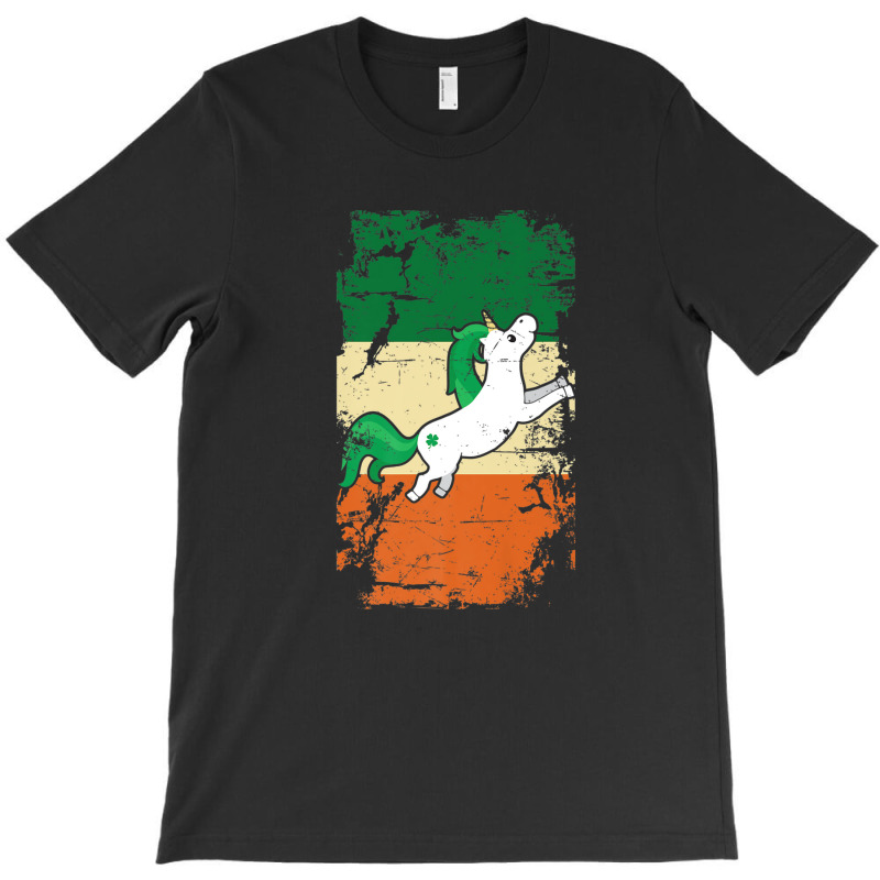 Distressed Irish Flag St Patrick - Unicorn Tee T-shirt | Artistshot