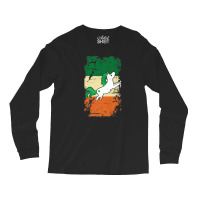 Distressed Irish Flag St Patrick - Unicorn Tee Long Sleeve Shirts | Artistshot