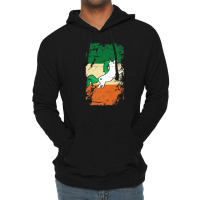 Distressed Irish Flag St Patrick - Unicorn Tee Lightweight Hoodie | Artistshot