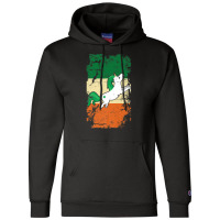 Distressed Irish Flag St Patrick - Unicorn Tee Champion Hoodie | Artistshot