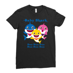 baby shark doo doo doo Ladies Fitted T-Shirt | Artistshot