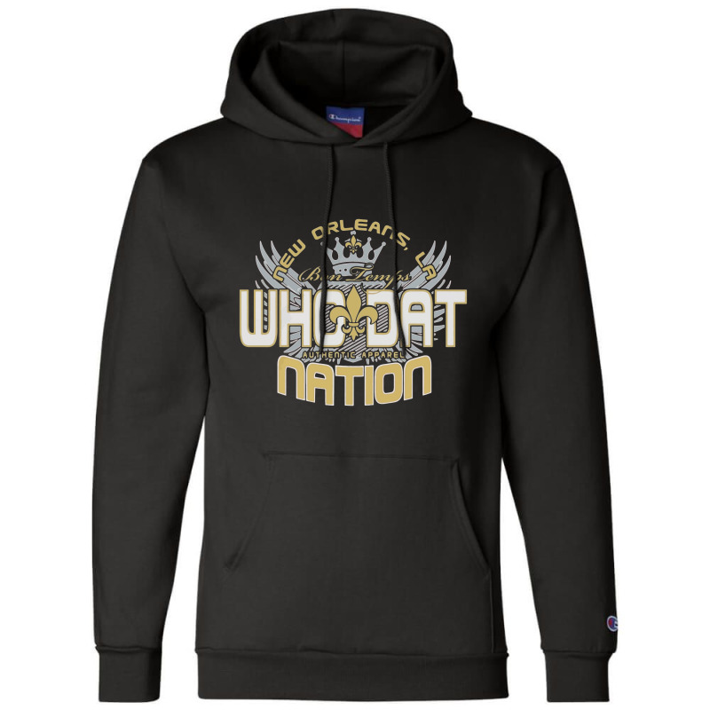 Expression Tees Who Dat Nation New Orleans Shirt Champion Hoodie | Artistshot