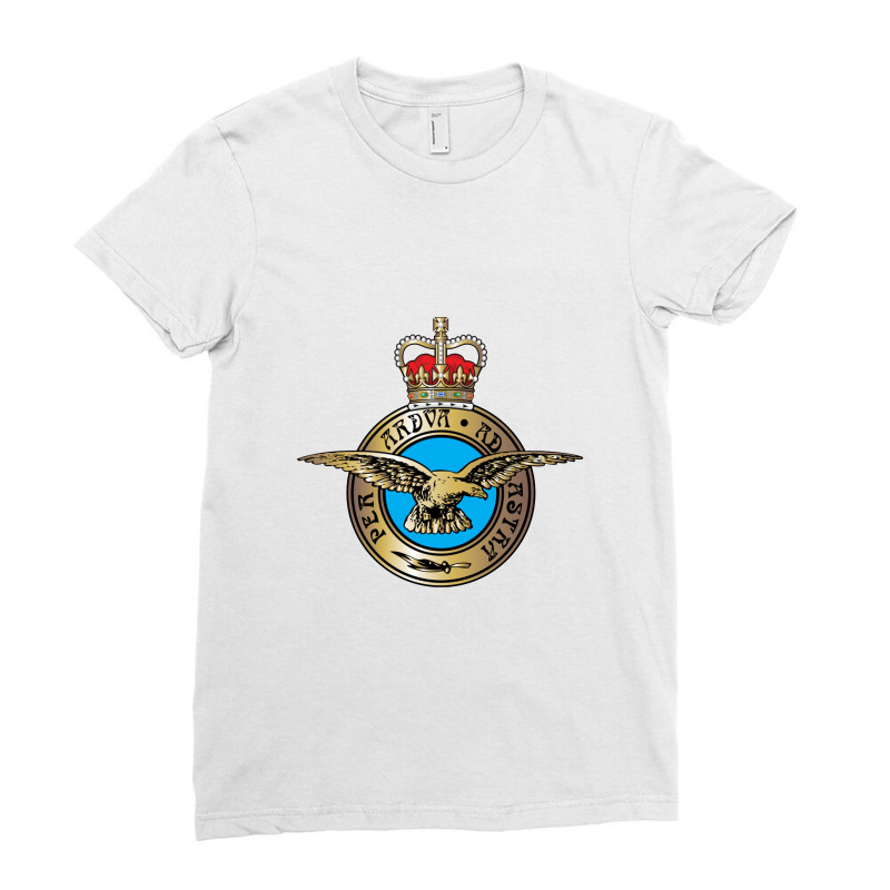 Royal Air Force Per Ardua Ad Astra Insignia Ladies Fitted T-shirt | Artistshot