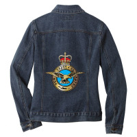 Royal Air Force Per Ardua Ad Astra Insignia Ladies Denim Jacket | Artistshot