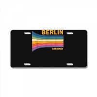 Retro Vintage 70s Berlin Germany License Plate | Artistshot