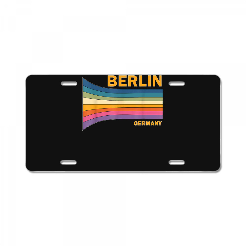 Retro Vintage 70s Berlin Germany License Plate | Artistshot