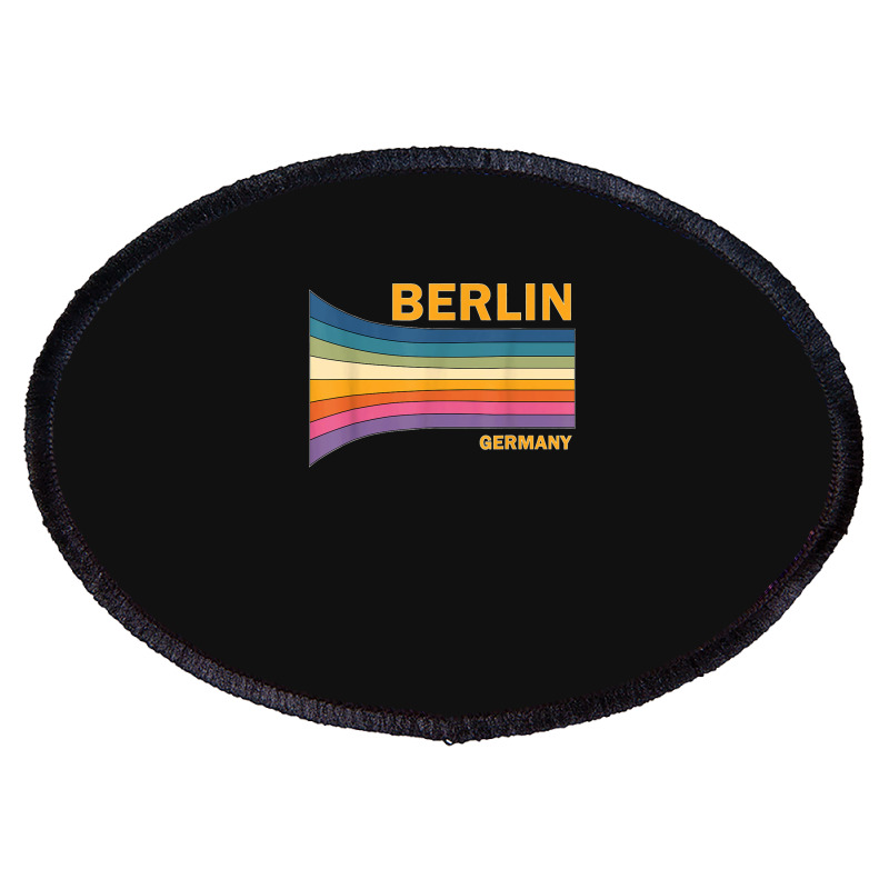 Retro Vintage 70s Berlin Germany Oval Patch | Artistshot