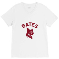 Bates Bobcat V-neck Tee | Artistshot