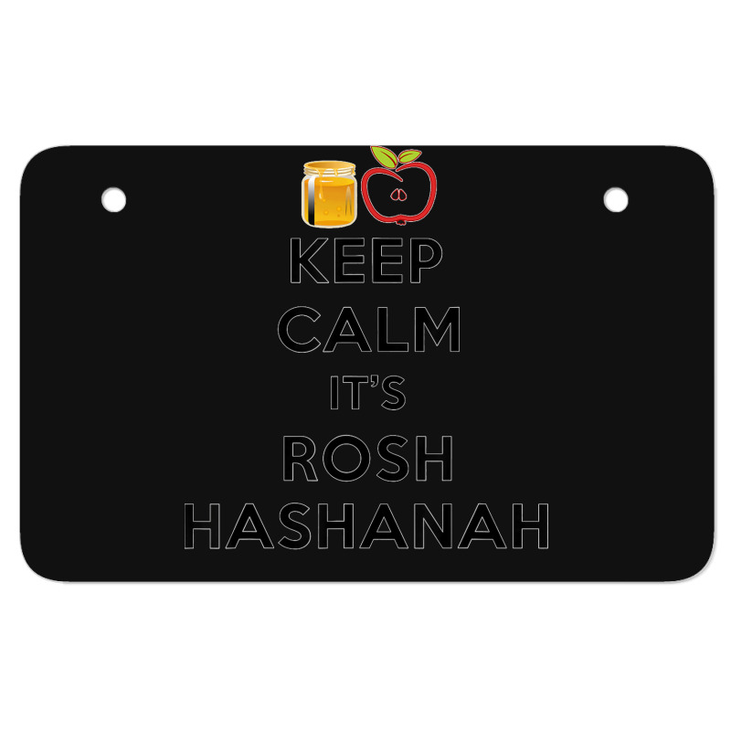 Rosh Hashanah Jewish New Year 2022 Holiday Humor Atv License Plate | Artistshot