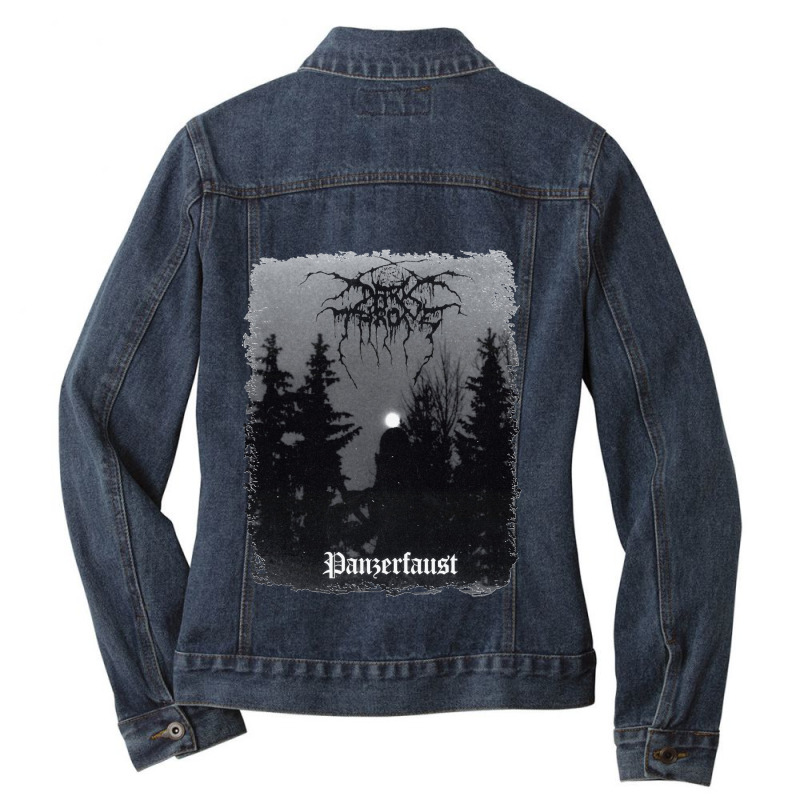 Darkthrone Panzerfaust Album Cover Classic Ladies Denim Jacket by cm-arts | Artistshot