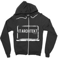 It Architect Let Me Build It Zipper Hoodie | Artistshot