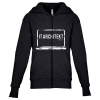 It Architect Let Me Build It Youth Zipper Hoodie | Artistshot