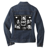 Day Gift Bill Skarsgard Gifts Women Ladies Denim Jacket | Artistshot