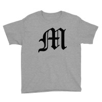 Initial M Youth Tee | Artistshot