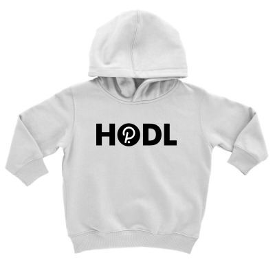 Hodl Dot Polkadot Toddler Hoodie Designed By Warning