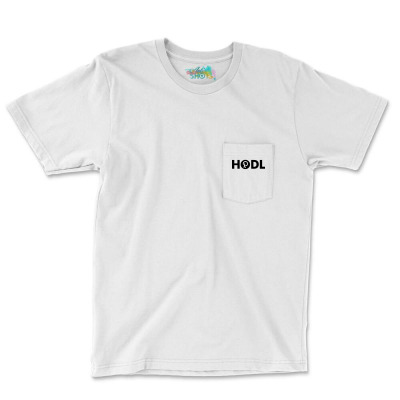 Hodl Dot Polkadot Pocket T-shirt Designed By Warning
