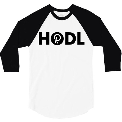 Hodl Dot Polkadot 3/4 Sleeve Shirt Designed By Warning