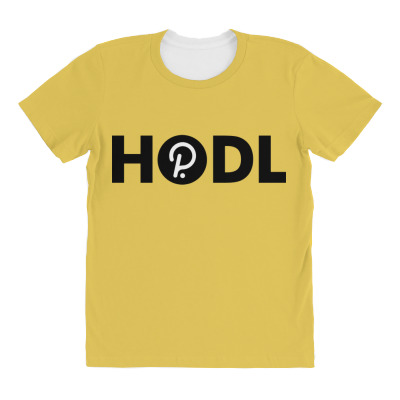 Hodl Dot Polkadot All Over Women's T-shirt Designed By Warning