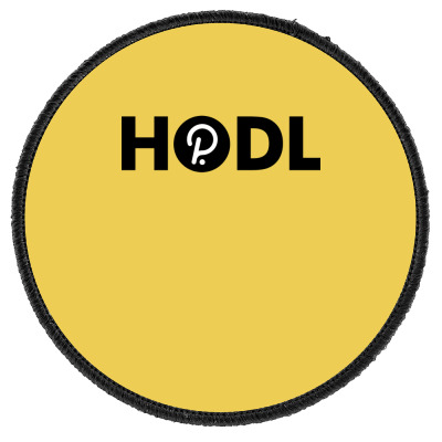 Hodl Dot Polkadot Round Patch Designed By Warning