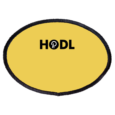 Hodl Dot Polkadot Oval Patch Designed By Warning