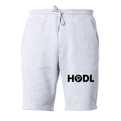 Hodl Dot Polkadot Fleece Short Designed By Warning