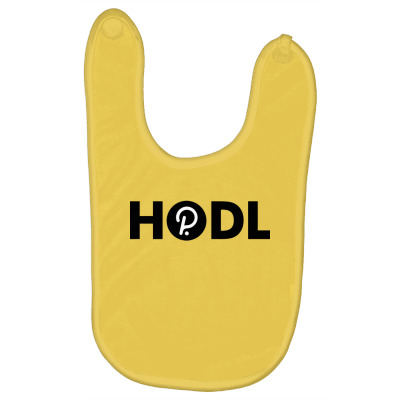 Hodl Dot Polkadot Baby Bibs Designed By Warning