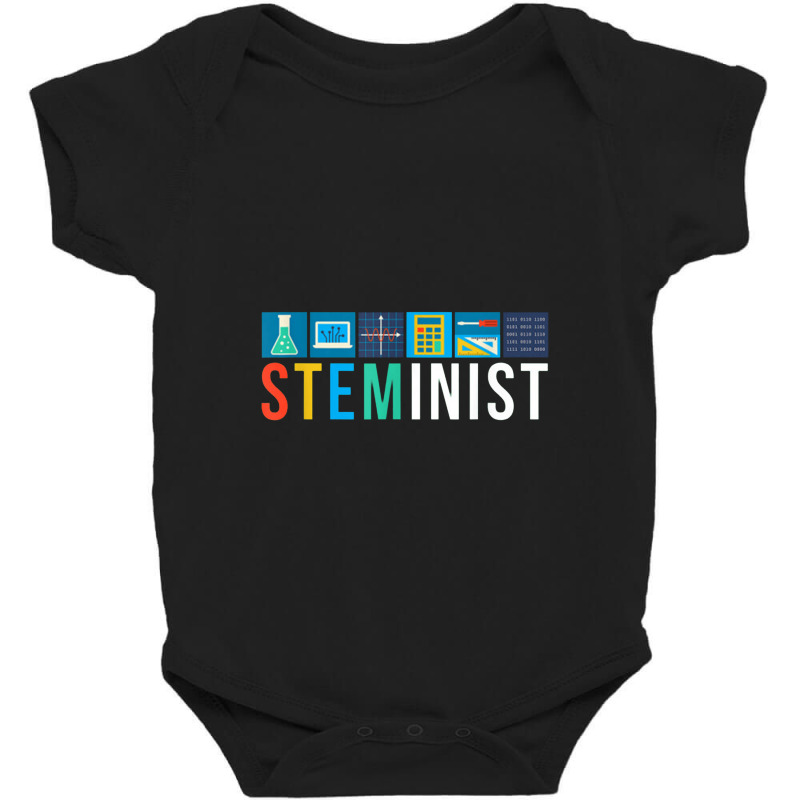 Science Technology Engineering Math Stem Baby Bodysuit by cm-arts | Artistshot