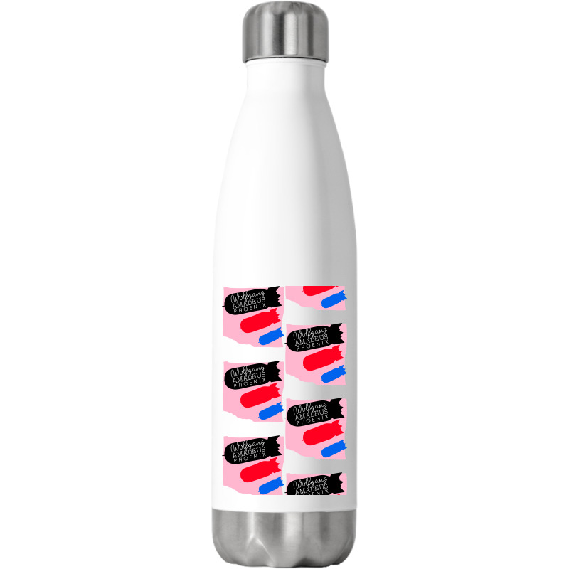 Wolfgang Amadeus Phoenix Stainless Steel Water Bottle | Artistshot