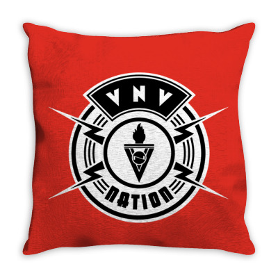 Vnv Nation Industrial Throw Pillow Designed By Warning