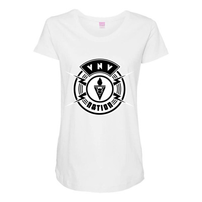 Vnv Nation Industrial Maternity Scoop Neck T-shirt Designed By Warning