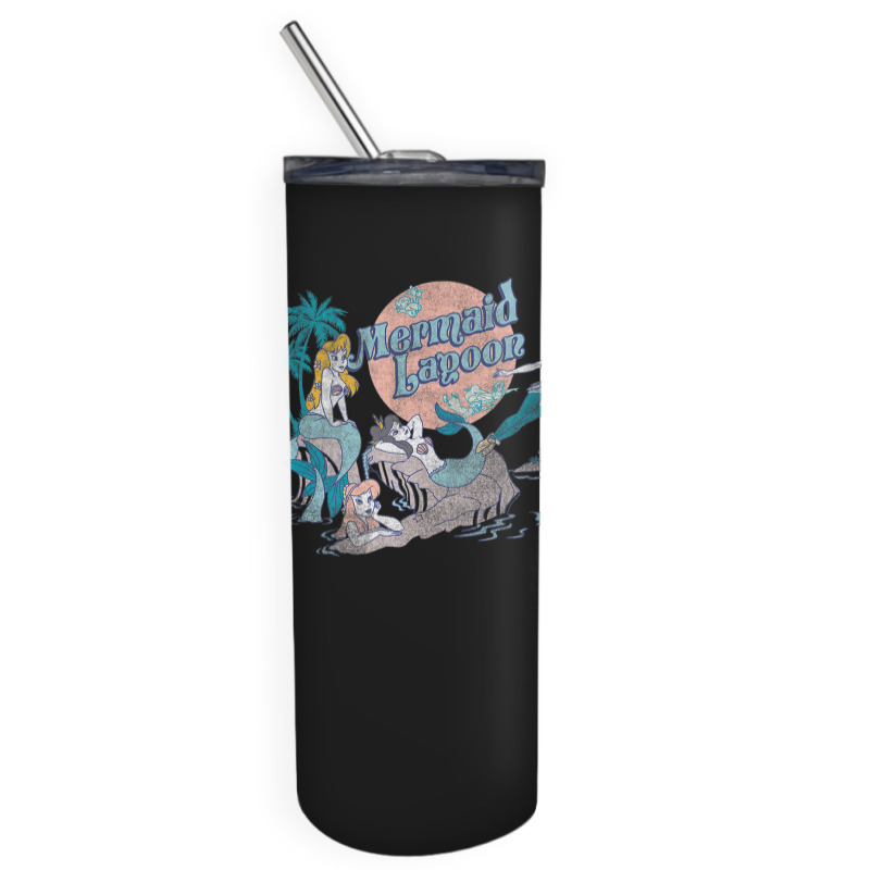 Peter Pan Distressed Mermaid Lagoon Skinny Tumbler | Artistshot