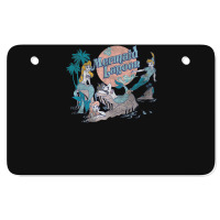 Peter Pan Distressed Mermaid Lagoon Atv License Plate | Artistshot