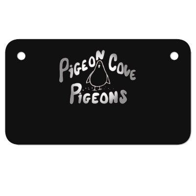 Pigeon Tool Company Motorcycle License Plate Designed By Warning
