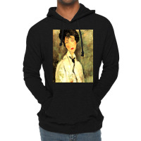 Amedeo Modigliani Woman With Black Cravat Classic Lightweight Hoodie | Artistshot