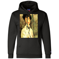 Amedeo Modigliani Woman With Black Cravat Classic Champion Hoodie | Artistshot