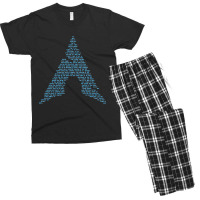 Arch Gnulinux Richard Stallman Interject Pasta Men's T-shirt Pajama Set | Artistshot