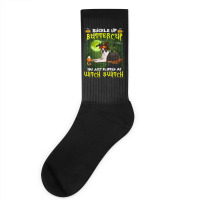 Dog Boston Terrier Buckle Up Buttercup You Just Flipped My Witch Switc Socks | Artistshot